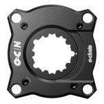 OCHAIN N Active Spider für SRAM 3-Bolt Direct Mount – Frontansicht in Schwarz