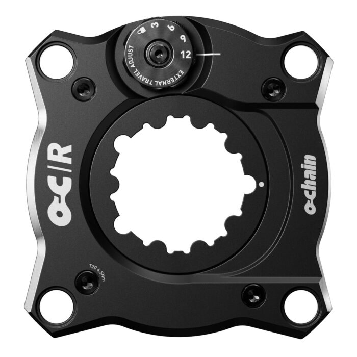 OCHAIN R Active Spider für SRAM 3-Bolt mit externer Travel-Verstellung – Frontansicht