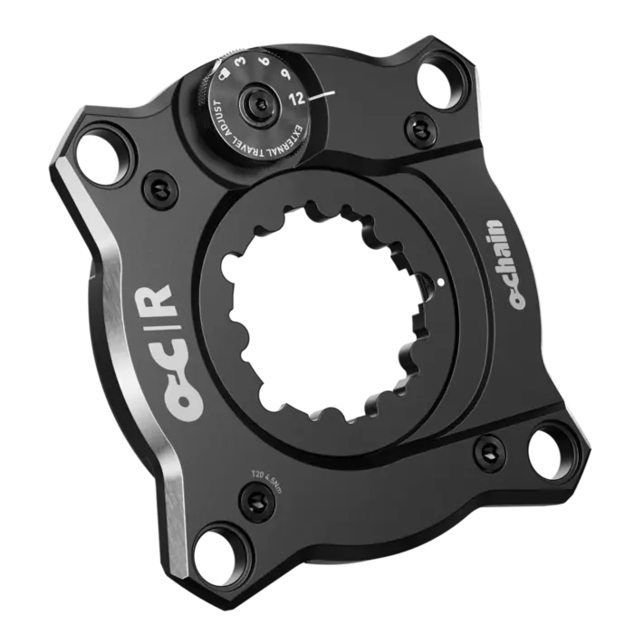 OCHAIN R für SRAM 3-Bolt – perspektivische Ansicht mit externem Einstellrad für den Bewegungswinkel
