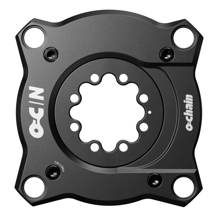 OCHAIN N Active Spider für SRAM 8-Bolt Direct Mount – Frontansicht in Schwarz