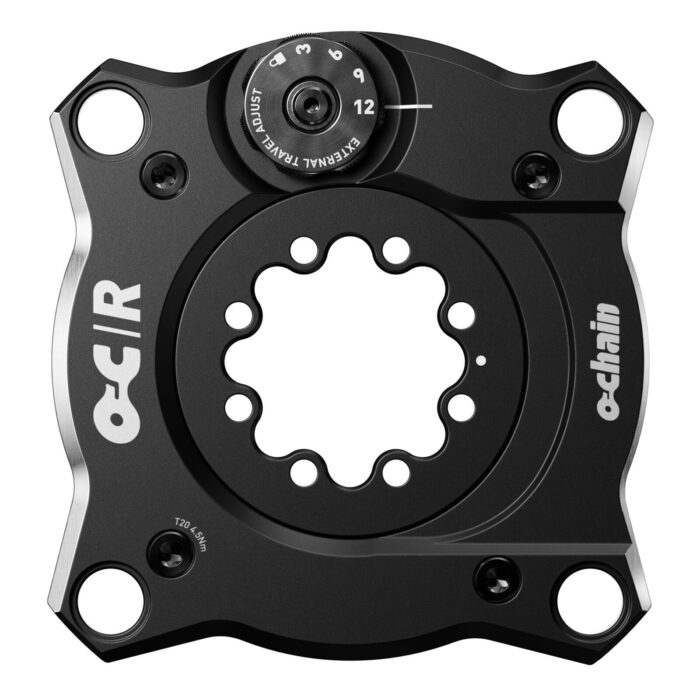 OCHAIN R Active Spider für SRAM 8-Bolt mit externer Travel-Verstellung – Frontansicht